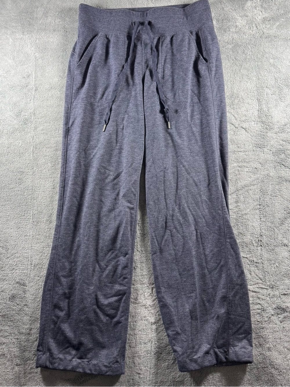 Tek Gear On-The-Go Womens Drawstring Waist Athleisure Sweatpants Gray Size M